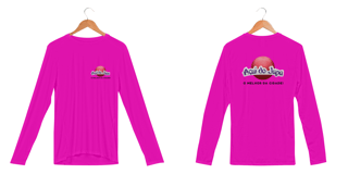 Nome do produto Camisa Longa Dry Uv Letra Preta - Açaí do Japa