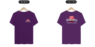 Camiseta Algodão Letra Branca - Açaí do Japa