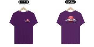 Nome do produto Camiseta Algodão Letra Preta - Açaí do Japa