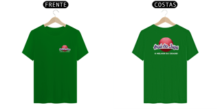 Nome do produto Camiseta Algodão Letra Branca - Açaí do Japa