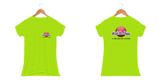 Nome do produto Camiseta Dry Uv Letra Preta Fem - Açaí do Japa