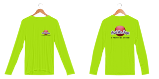 Nome do produto Camisa Longa Dry Uv Letra Preta - Açaí do Japa