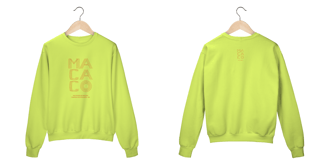 Nome do produto Moletom Fechado Macaco Amarelo