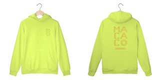 Nome do produto Moletom Canguru Macaco Amarelo