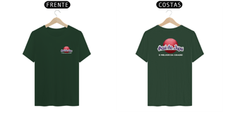 Nome do produto Camiseta Algodão Letra Branca - Açaí do Japa