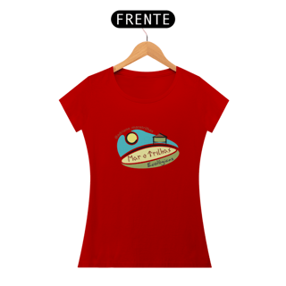 Nome do produto Camiseta Fem Algodão - Mar e Trilhas