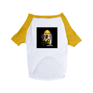 Nome do produto Labrador Retriever Engenheiro Civil - Camisa Pet Dog - Coleção Tal Pais - Tal Patas