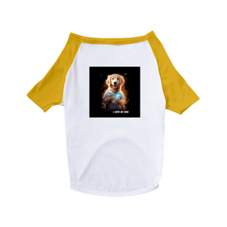 Nome do produto Golden Retriever Enfermeiro - Camisa Pet Dog - Coleção Tal Pais - Tal Patas