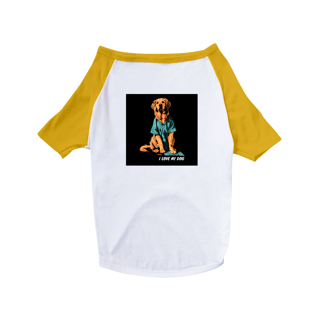 Nome do produto Golden Retriever Enfermeiro - Camisa Pet Dog - Coleção Tal Pais - Tal Patas