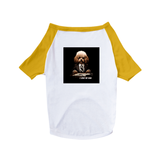 Nome do produto Poodle Gerente de Recursos Humanos - Camisa Pet Dog - Coleção Tal Pais - Tal Patas