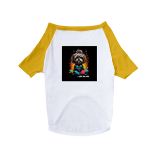 Nome do produto Shih Tzu Professor - Camisa Pet Dog - Coleção Tal Pais - Tal Patas