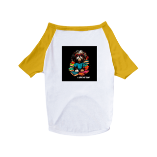 Nome do produto Shih Tzu Professor - Camisa Pet Dog - Coleção Tal Pais - Tal Patas