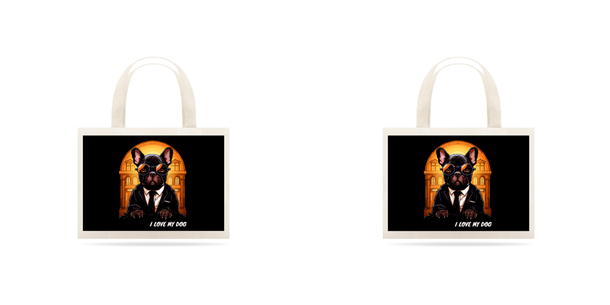 Nome do produto: Bulldog Francês Advogado - Ecobag - Coleção Tal Pais - Tal Patas