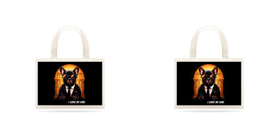 Bulldog Francês Advogado - Ecobag - Coleção Tal Pais - Tal Patas