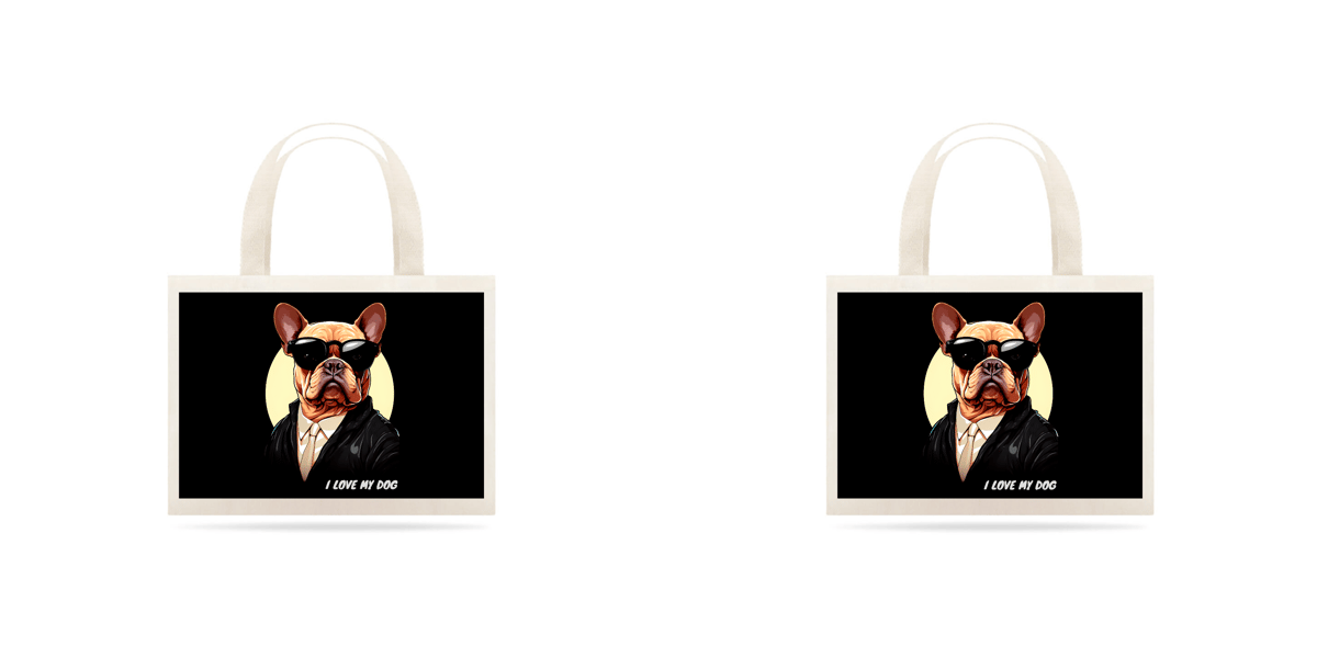 Nome do produto: Bulldog Francês Advogado - Ecobag - Coleção Tal Pais - Tal Patas