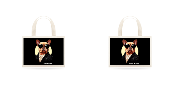 Bulldog Francês Advogado - Ecobag - Coleção Tal Pais - Tal Patas