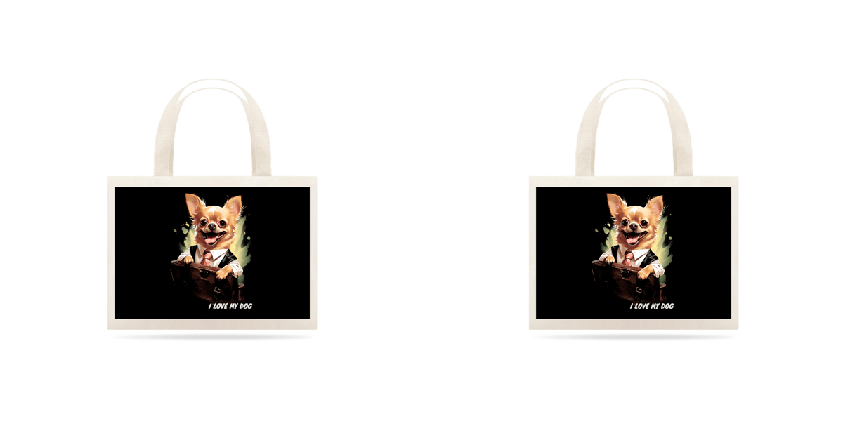 Nome do produto: Chihuahua Vendedor - Ecobag - Coleção Tal Pais - Tal Patas