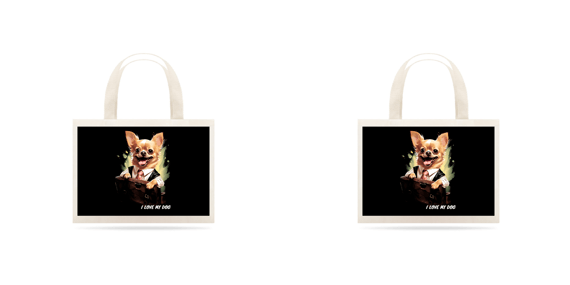 Chihuahua Vendedor - Ecobag - Coleção Tal Pais - Tal Patas