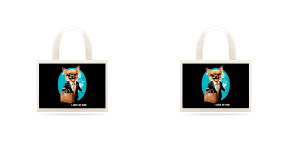 Chihuahua Vendedor - Ecobag - Coleção Tal Pais - Tal Patas