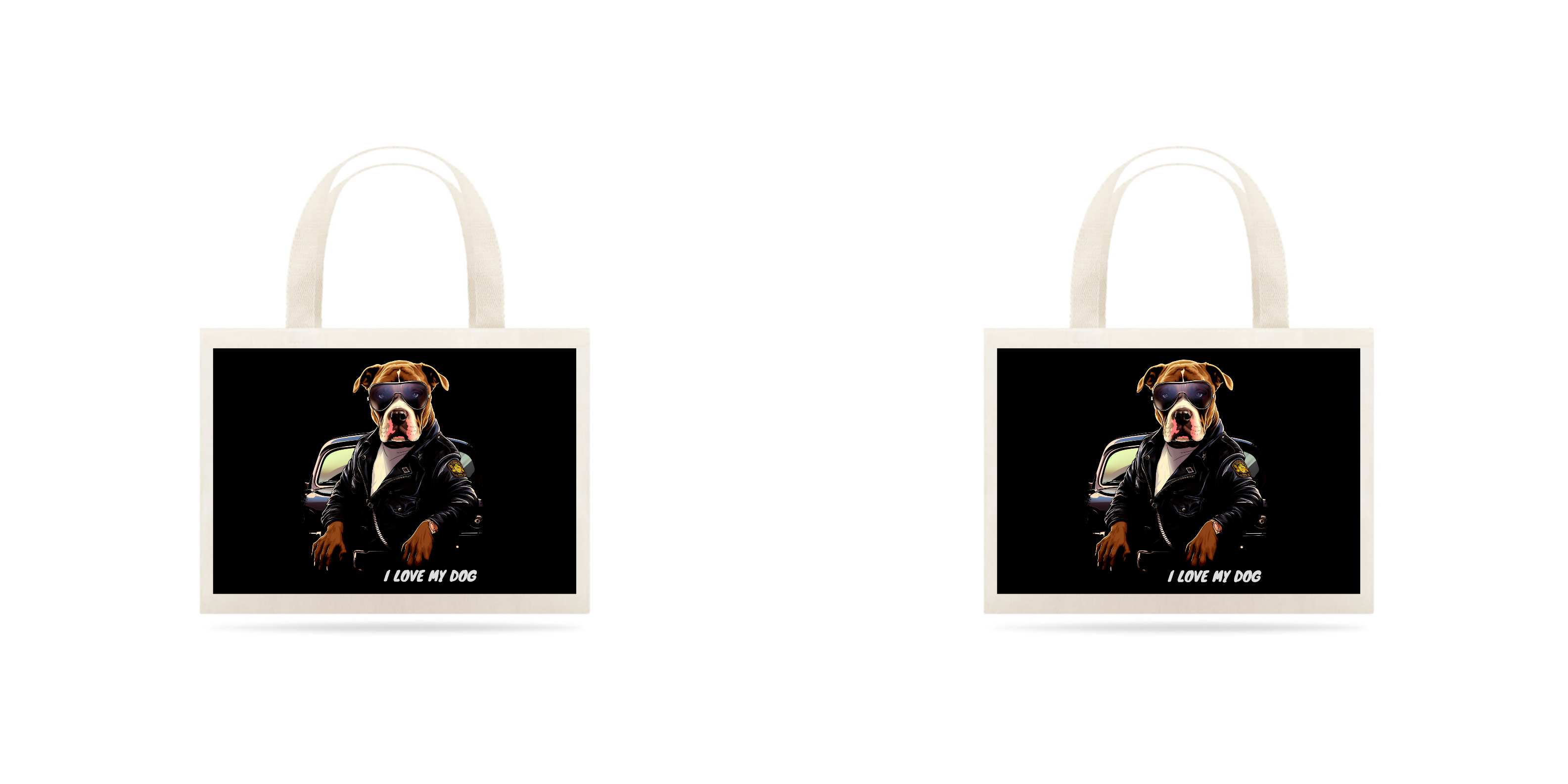 Pit Bull Policial - Ecobag - Coleção Tal Pais - Tal Patas
