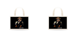Pit Bull Policial - Ecobag - Coleção Tal Pais - Tal Patas