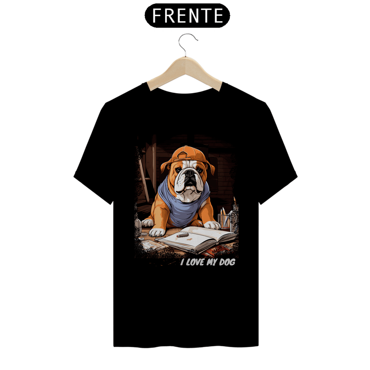 Nome do produto: Bulldog Inglês Arquiteto - Coleção Tal Pais - Tal Patas