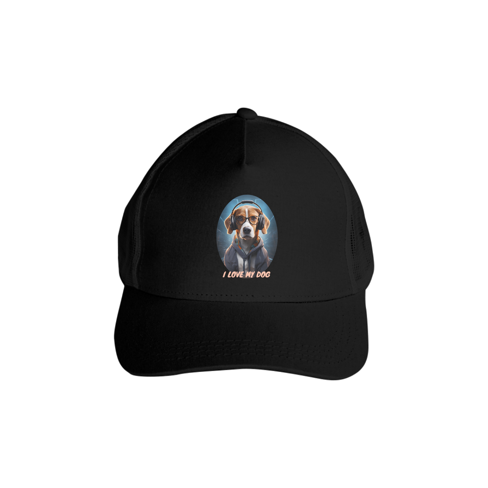 Beagle Analista de Sistemas - Boné Americano com Tela - Coleção Tal Pais - Tal Patas