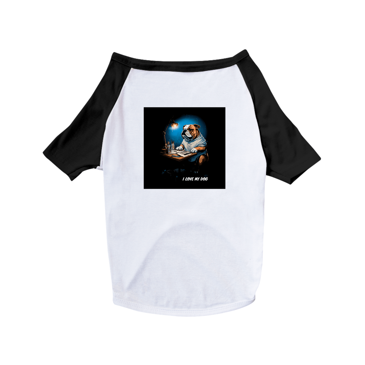 Nome do produto: Bulldog Inglês Arquiteto - Camisa Pet Dog - Coleção Tal Pais - Tal Patas