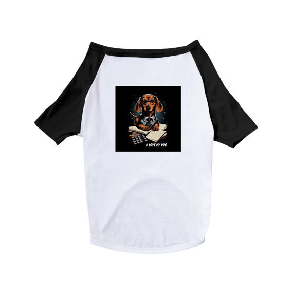 Dachshund Contador (Basset - Cão-Salsicha) - Camisa Pet Dog - Coleção Tal Pais - Tal Patas