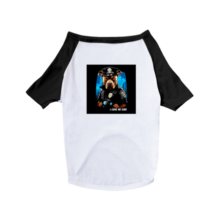 Pit Bull Policial - Camisa Pet Dog - Coleção Tal Pais - Tal Patas