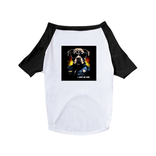 Pit Bull Policial - Camisa Pet Dog - Coleção Tal Pais - Tal Patas