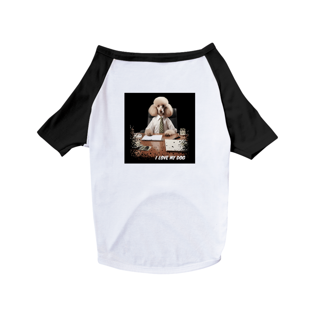 Nome do produto: Poodle Gerente de Recursos Humanos - Camisa Pet Dog - Coleção Tal Pais - Tal Patas