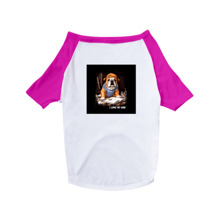 Nome do produto Bulldog Inglês Arquiteto - Camisa Pet Dog - Coleção Tal Pais - Tal Patas