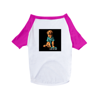 Nome do produto Golden Retriever Enfermeiro - Camisa Pet Dog - Coleção Tal Pais - Tal Patas