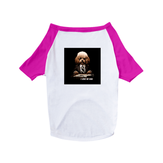 Nome do produto Poodle Gerente de Recursos Humanos - Camisa Pet Dog - Coleção Tal Pais - Tal Patas