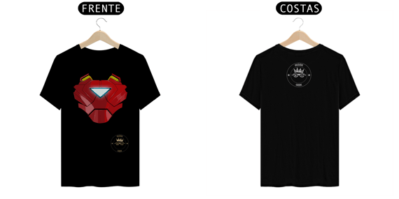 Camisa T shirt quality, armadura Homem e Ferro