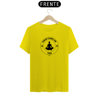 Nome do produto Camiseta Classic Pense como um Yogi