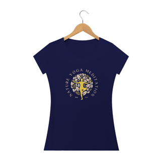 Nome do produto Camiseta Baby Long Classic Nature Yoga Meditation