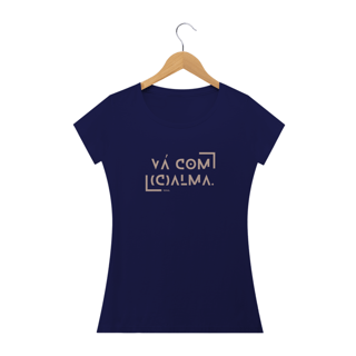 Nome do produto Camiseta Baby Long Classic Vá com Calma