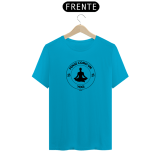 Nome do produto Camiseta Classic Pense como um Yogi