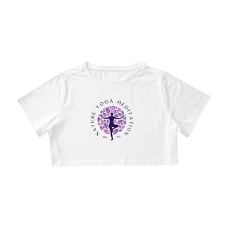 Nome do produto Camiseta cropped Nature Yoga Meditation