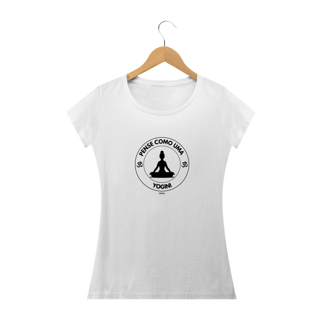 Nome do produto Camiseta Baby Long Prime Pense como uma Yogini