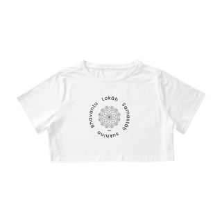 Nome do produto Camiseta Cropped Bhavantu
