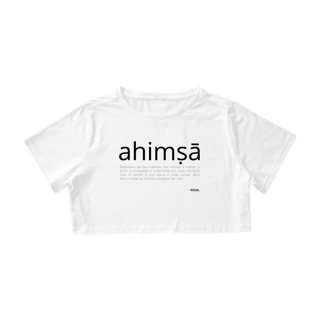 Nome do produto Camiseta Cropped Ahimsa