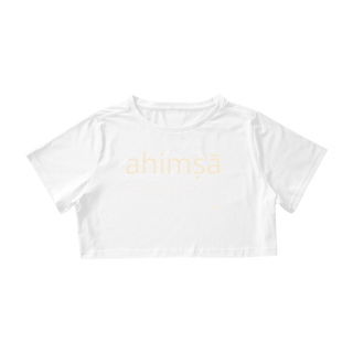 Nome do produto Camiseta Cropped Ahimsa