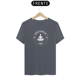 Nome do produto Camiseta Quality Pense como uma Yogi