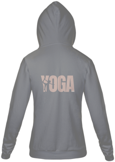 Nome do produto Moletom com zíper Feminino Yoga