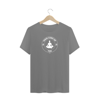 Nome do produto Camiseta Plus Size Pense como um Yogi
