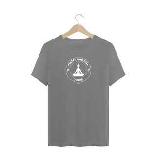 Nome do produto Camiseta Plus Size Pense como uma Yogini