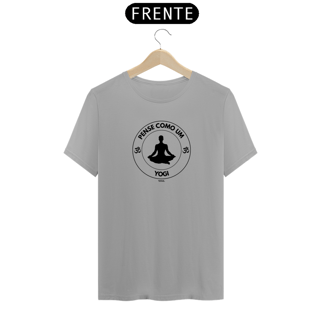 Nome do produto Camiseta Classic Pense como um Yogi